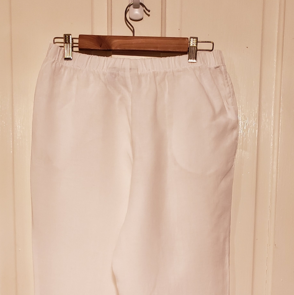 Chico's white linen pants - Picture 5 of 7